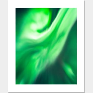 Abstract Aurora Borealis Posters and Art